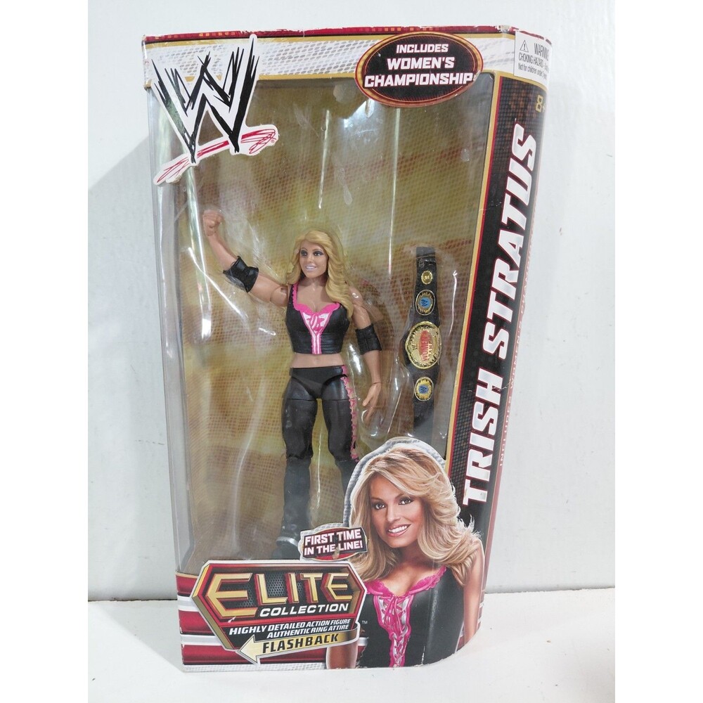 Mattel WWE Elite Flashback Trish Stratus Wrestling Action Figure w/box